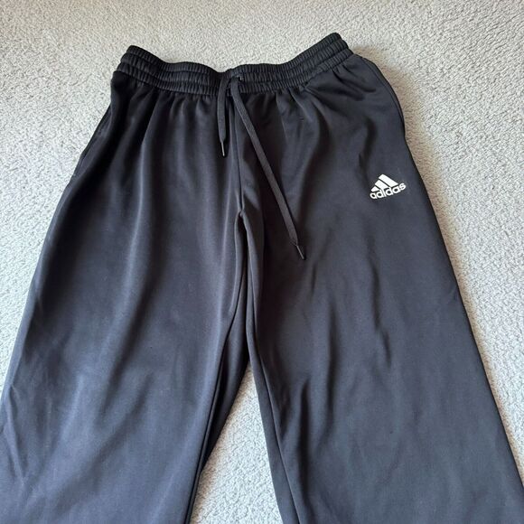 NEW Adidas Pants Mens Extra Large Black Sweat‎ Joggers Aeroready Athletic Fleece - Picture 5 of 16